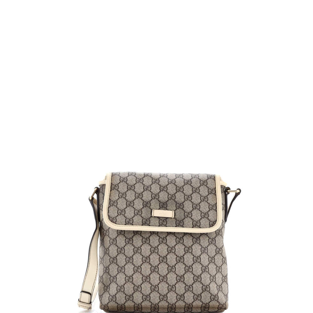 Gucci Flap Messenger Gg Coated Canvas #260727G80B